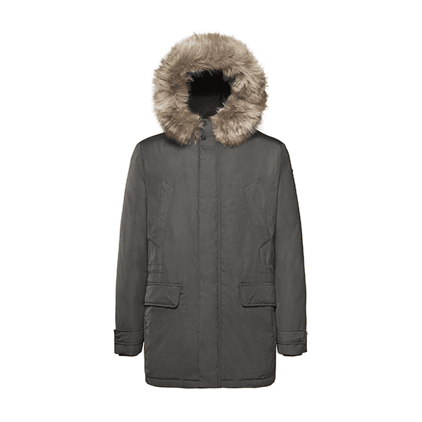 M NORWOLK PARKA - OXFORD POLYE Мужская куртка GRAY PINSTRIPE